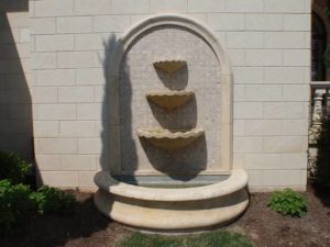 Cream Water Fountain